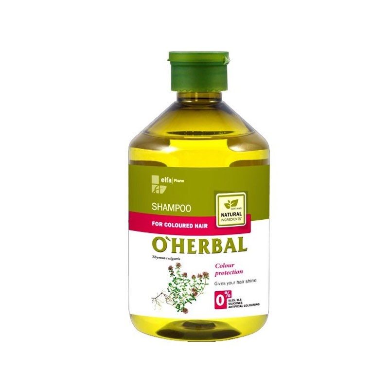 Champu Oherbal Cabello Teñido Extracto Natural 500Ml