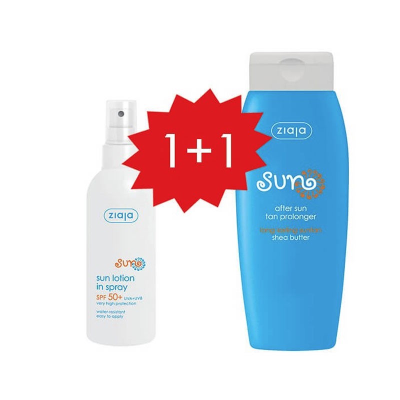 Pack Solar Ziaja Spray Corporal Spf50 + After Sun Regalo