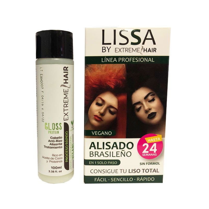 Alisado Brasileño Vegano Lissa Cabello Oscuro