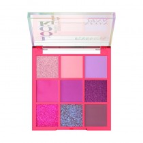 PALETA SOMBRAS LOOK UP EVELINE 9 COLORES NEON PINK