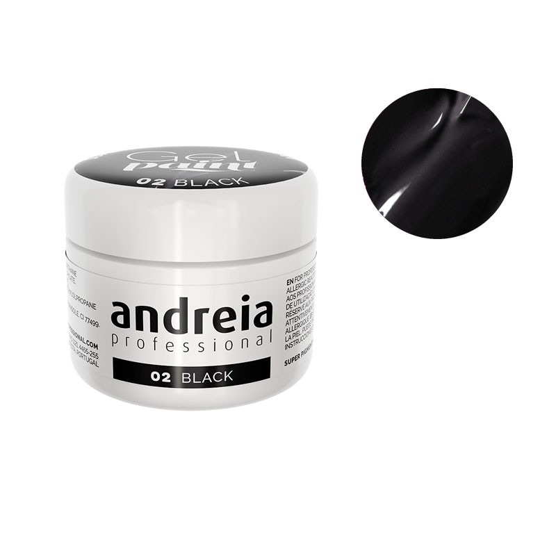 GEL PAINT ANDREIA NEGRO 4ML GEL PAINT ANDREIA NEGRO 4ML