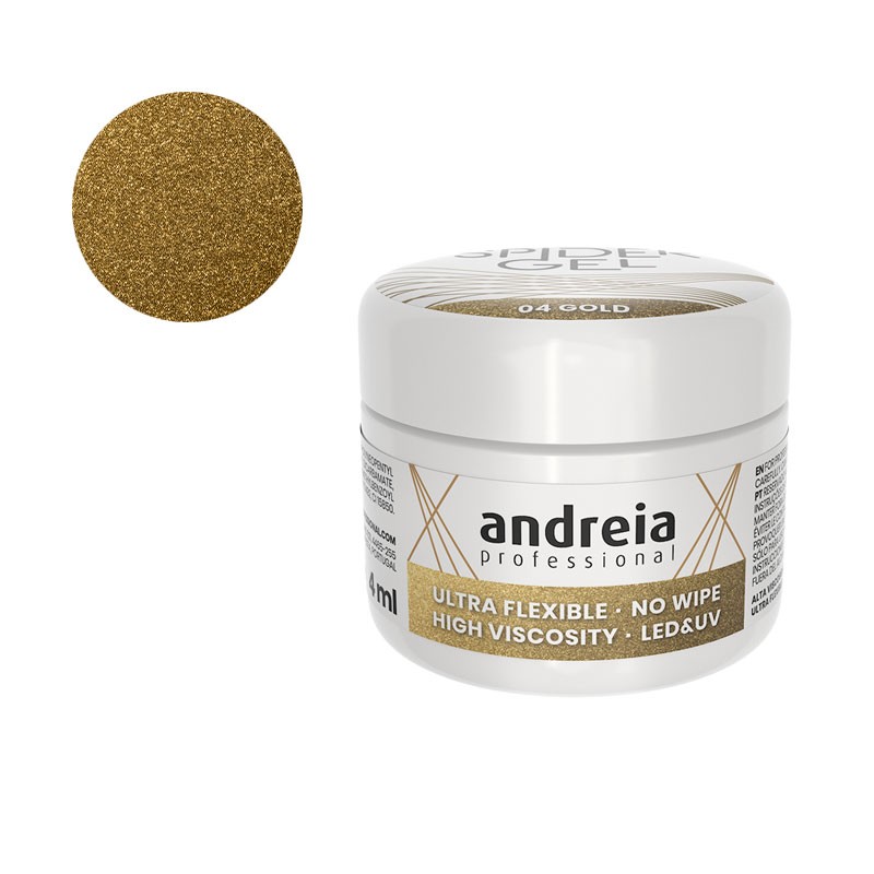 GEL FLEXIBLE SPIDER GEL ANDREIA GOLD 04 ORO