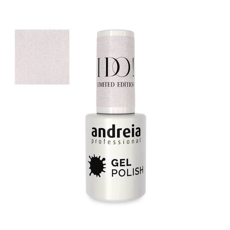 Esmalte semipermanente Andreia Gel Polish 10.5ml, pintauñas profesional de larga duración.