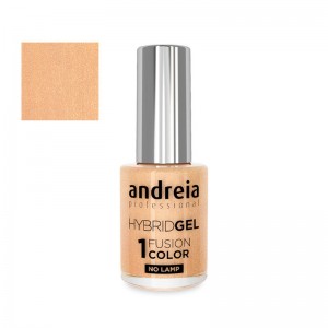Esmalte efecto gel Andreia Hybrid Gel, pintauñas de larga duración sin lámpara.