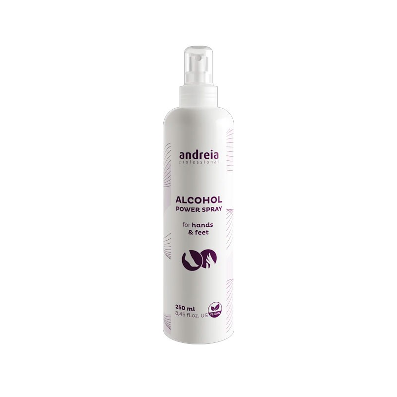 Spray desinfectante de manos Andreia 250ml, alcohol power para una higiene profesional y efectiva. Spray desinfectante de manos Andreia 250ml, alcohol power para una higiene profesional y efectiva.