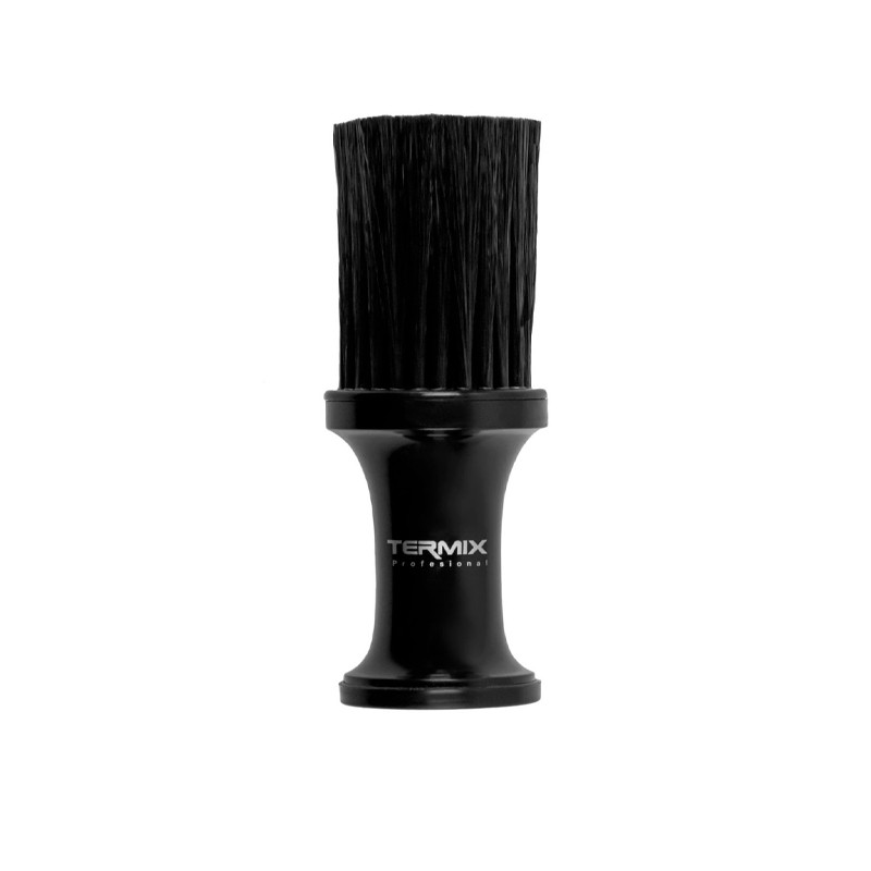 Cepillo profesional Talco Termix negro, ideal para eliminar restos de cabello con suavidad y precisión en peluquería y barbería. Cepillo profesional Talco Termix negro, ideal para eliminar restos de cabello con suavidad y precisión en peluquería y barbería.