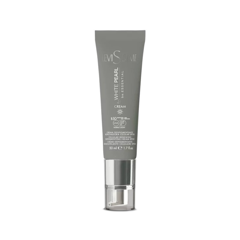 Crema despigmentante White Pearl SPF50, reduce manchas y protege del sol. Crema despigmentante White Pearl SPF50, reduce manchas y protege del sol.