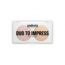 Iluminador en polvo profesional Andreia Duo To Impress