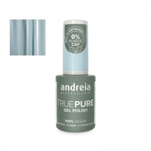 Esmalte semipermanente vegano Andreia True Pure sin HEMA, producto profesional para esmaltado duradero.