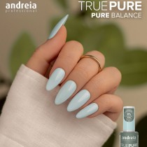 Pintauñas semipermanente Andreia True Pure vegano sin HEMA, ideal para manicura profesional sin irritaciones.