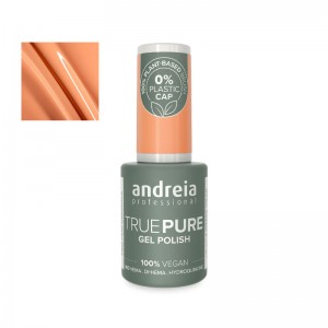 Esmalte semipermanente vegano Andreia True Pure sin HEMA, producto profesional para esmaltado duradero.
