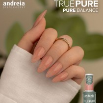 Pintauñas semipermanente Andreia True Pure vegano sin HEMA, ideal para manicura profesional sin irritaciones.
