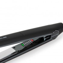 Corioliss C1 Black Chrome Soft Touch, plancha profesional para un acabado liso y cuidado del cabello.