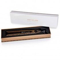 Plancha profesional Corioliss C1 Gold Leopard, combinación de estética y eficacia en peluquería.