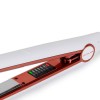 Plancha profesional Corioliss White Copper, herramienta de alisado con placas de titanio.