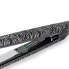 Plancha de titanio Corioliss C1 Silver Zebra, alto rendimiento para peluquerías