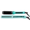 Kit Corioliss C3 Mint Green con cepillo eléctrico de regalo, plancha profesional de titanio para peluquería.