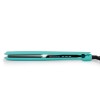 Plancha de pelo titanio Corioliss C3 Mint Green con cepillo eléctrico, set profesional para estilistas.