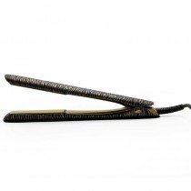 Plancha profesional Corioliss C5 Gold Zebra con secador Wind incluido, ideal para estilistas.