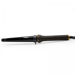 Tenacilla cónica Corioliss GW Gold Leopard Digital, rizador profesional con diseño exclusivo.