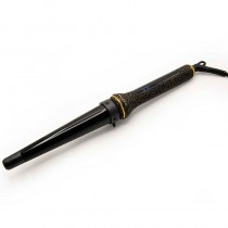 Tenacilla profesional Corioliss GW Gold Leopard Digital, perfecta para ondas suaves y definidas.