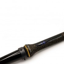 Rizador cónico Corioliss Gold Leopard, aparatología profesional de peluquería con control digital.