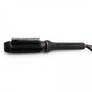 Cepillo eléctrico Corioliss Hot Brush Black Copper, alisado profesional con diseño elegante.