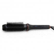 Cepillo eléctrico Corioliss Hot Brush Black Copper, alisado profesional con diseño elegante.