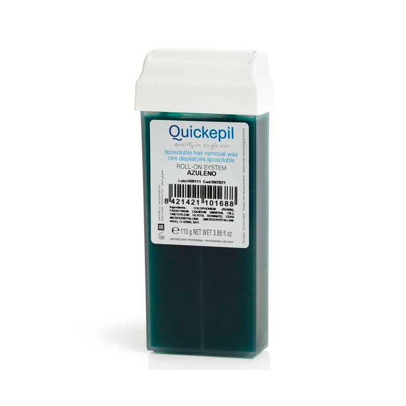 Quickepil cera depilatoria en formato roll-on natural, uso profesional en centros de estética. Quickepil cera depilatoria en formato roll-on natural, uso profesional en centros de estética.