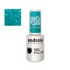 Esmalte semipermanente Andreia Gel Polish 10.5ml, acabado profesional y larga duración.