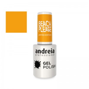 Esmalte semipermanente Andreia Gel Polish 10.5ml, acabado profesional y larga duración.