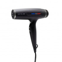 Secador digital Corioliss Typhoon Black 2400W, secador de pelo profesional de alto rendimiento.
