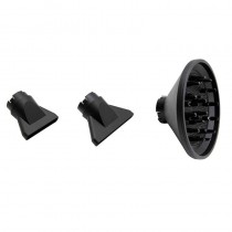 Secador Corioliss Typhoon Black, herramienta profesional con motor digital y diseño elegante.