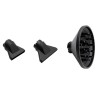 Secador Corioliss Typhoon Black, herramienta profesional con motor digital y diseño elegante.