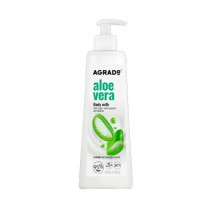 Loción corporal Agrado Aloe Vera 400ml, hidratación diaria con efecto calmante.