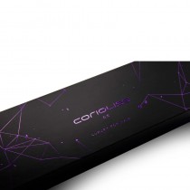 Corioliss C5 plancha de pelo profesional color púrpura, con control digital y placas flotantes.