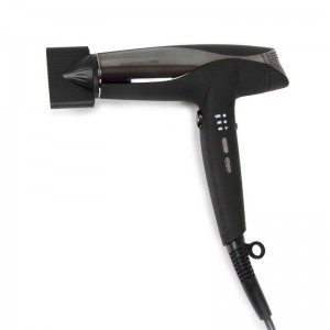 Secador Corioliss Wind Black Chrome 1500W, herramienta profesional para salones de peluquería.