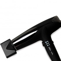 Secador de pelo profesional Corioliss Wind 1500W en acabado Black Chrome.
