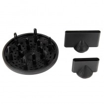 Secador Corioliss Black Chrome 1500W, ideal para peluqueros que buscan resultados precisos.