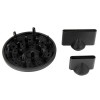 Secador Corioliss Black Chrome 1500W, ideal para peluqueros que buscan resultados precisos.