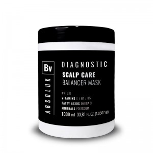 Mascarilla reguladora y energizante Absoluk Diagnostic Scalp Care, tratamiento capilar profesional para cuero cabelludo graso.