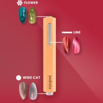Esmalte Andreia efecto ojo de gato, para una manicura profesional con estilo.