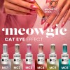Esmalte profesional Andreia con efecto cat eye y duración prolongada.