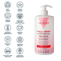 Valquer loción corporal 700ml con manteca de karité y ácido hialurónico para piel seca y sensible
