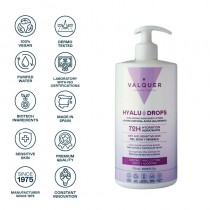 crema hidratante corporal con ácido hialurónico Valquer