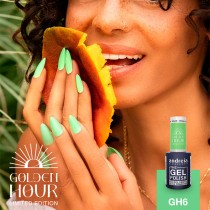 esmalte semipermanente vegano Andreia Golden Hour GH6 verde menta neón