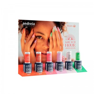 pack 6 esmaltes semipermanente Andreia Golden Hour edición limitada
