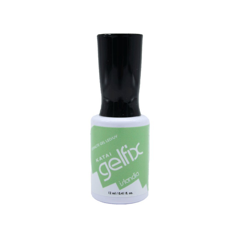 esmalte semipermanente Katai Gelfix Islandia verde pastel esmalte semipermanente Katai Gelfix Islandia verde pastel