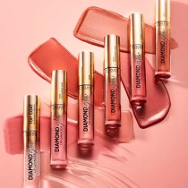 brillo de labios Eveline Diamond Glow maquillaje profesional y diario