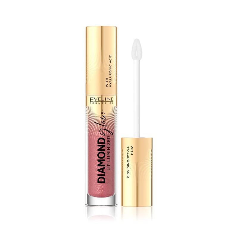 brillo de labios Eveline Diamond Glow con purpurina y ácido hialurónico brillo de labios Eveline Diamond Glow con purpurina y ácido hialurónico